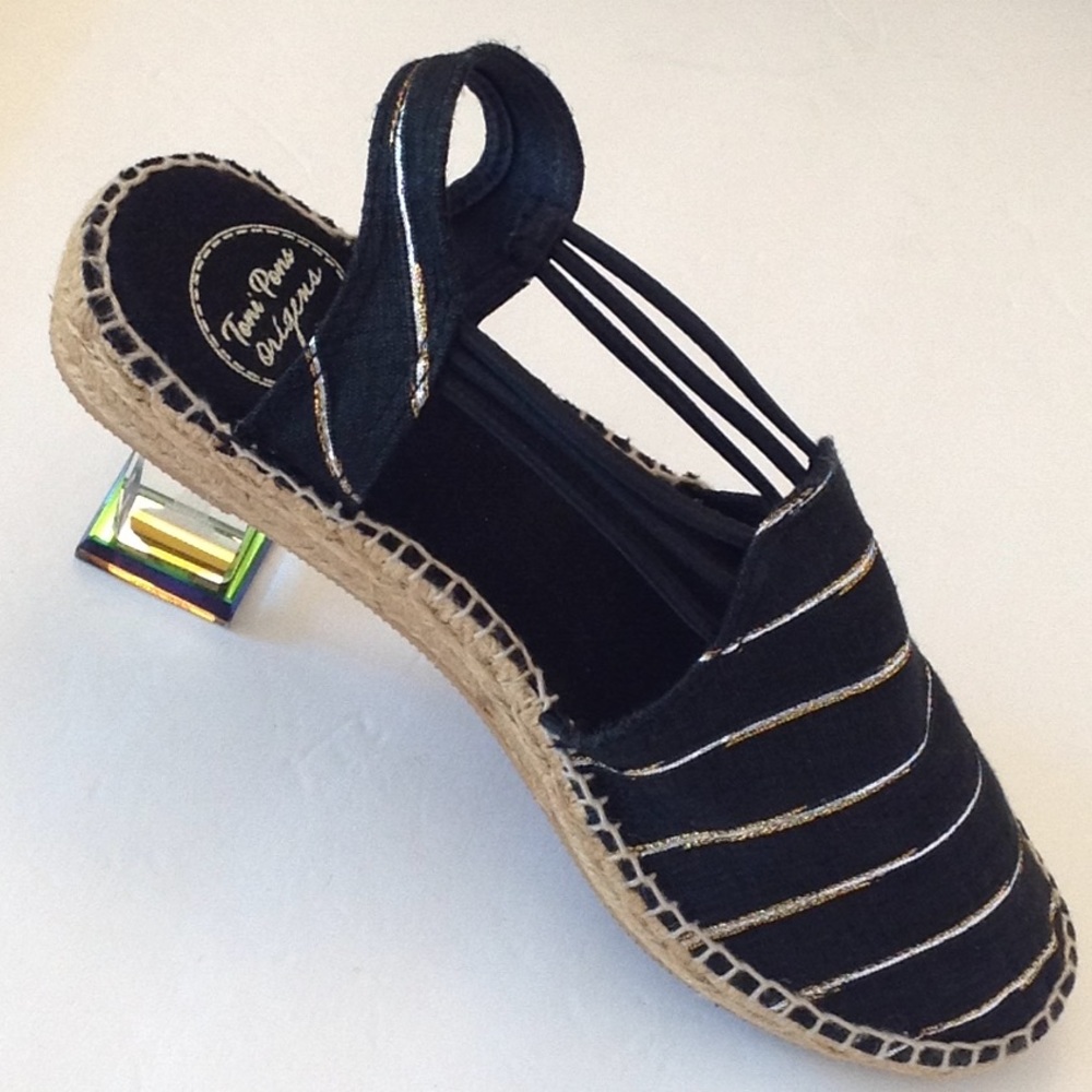 🍃🌹Toni Pons Origens - Gold / Silver Espadrilles - Picture 4 of 7